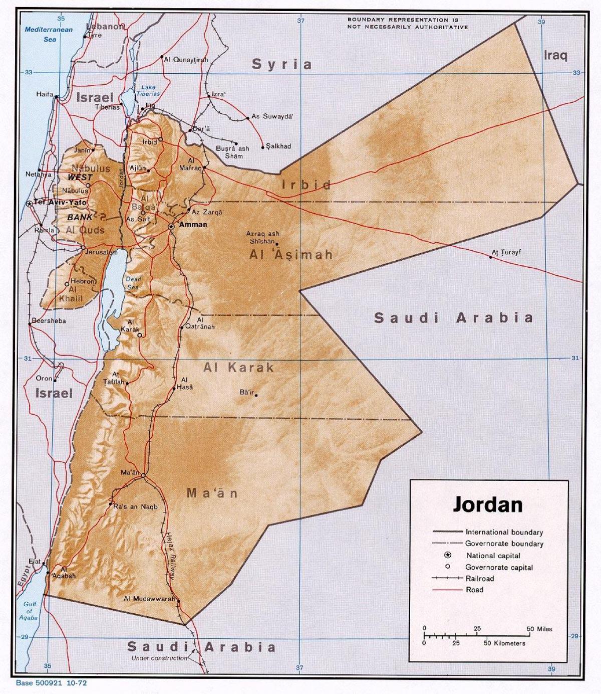 hartë që tregon Jordan