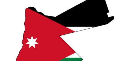 Harta e Jordanit harta e flamurit