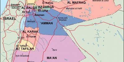 Harta e Jordanit politike