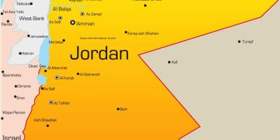 Harta e Jordanit në lindje të mesme