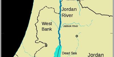 Jordan lumit lindjen e mesme hartë